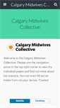 Mobile Screenshot of calgarymidwivescollective.com